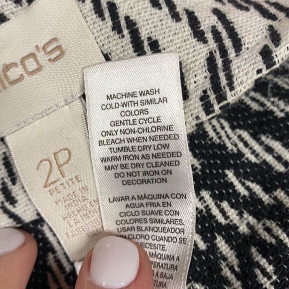 Chico’s Artisan Embroidered Applique Jacket - Picture 9 of 9